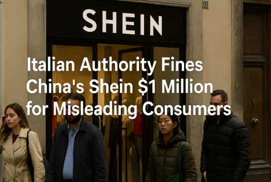 Italian Authority Fines China's Shein $1 Million for Misleading Consumers